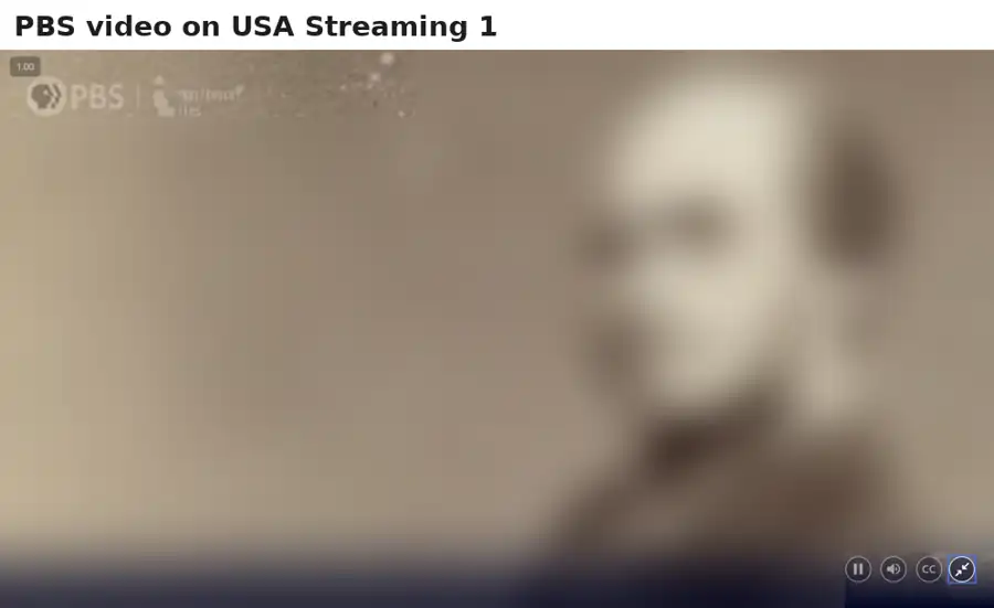 PBS video playing on FastestVPN USA Streaming 1, 8 October 2026